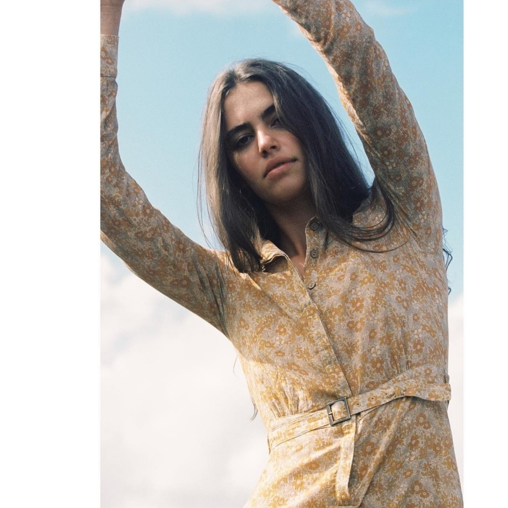 Golden Brown the Label Hyacinth House Dress
